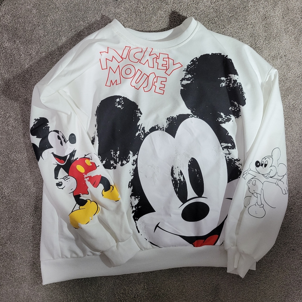 Mickey Mouse Crew Neck Sweatshirt- XLarge